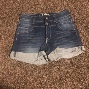 Wallflower Stretchy Denim Shorts